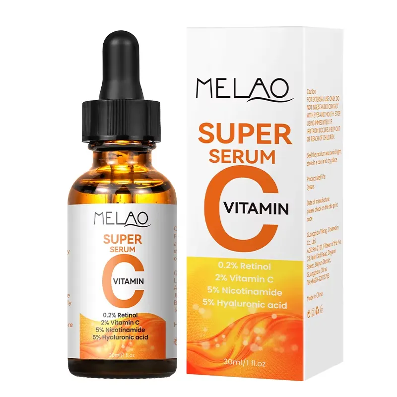 Picture of MELAO Vitamin Super Serum Contains 2.5% Retinol +20% Vitamin C+3.59% Niacinamide +5% Hyaluronic Acid To Lighten and Repair Face-30ML