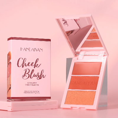 Picture of HANDAIYAN 3 in 1 3D Blush Bronzer Contour Eyeshadow Palette
