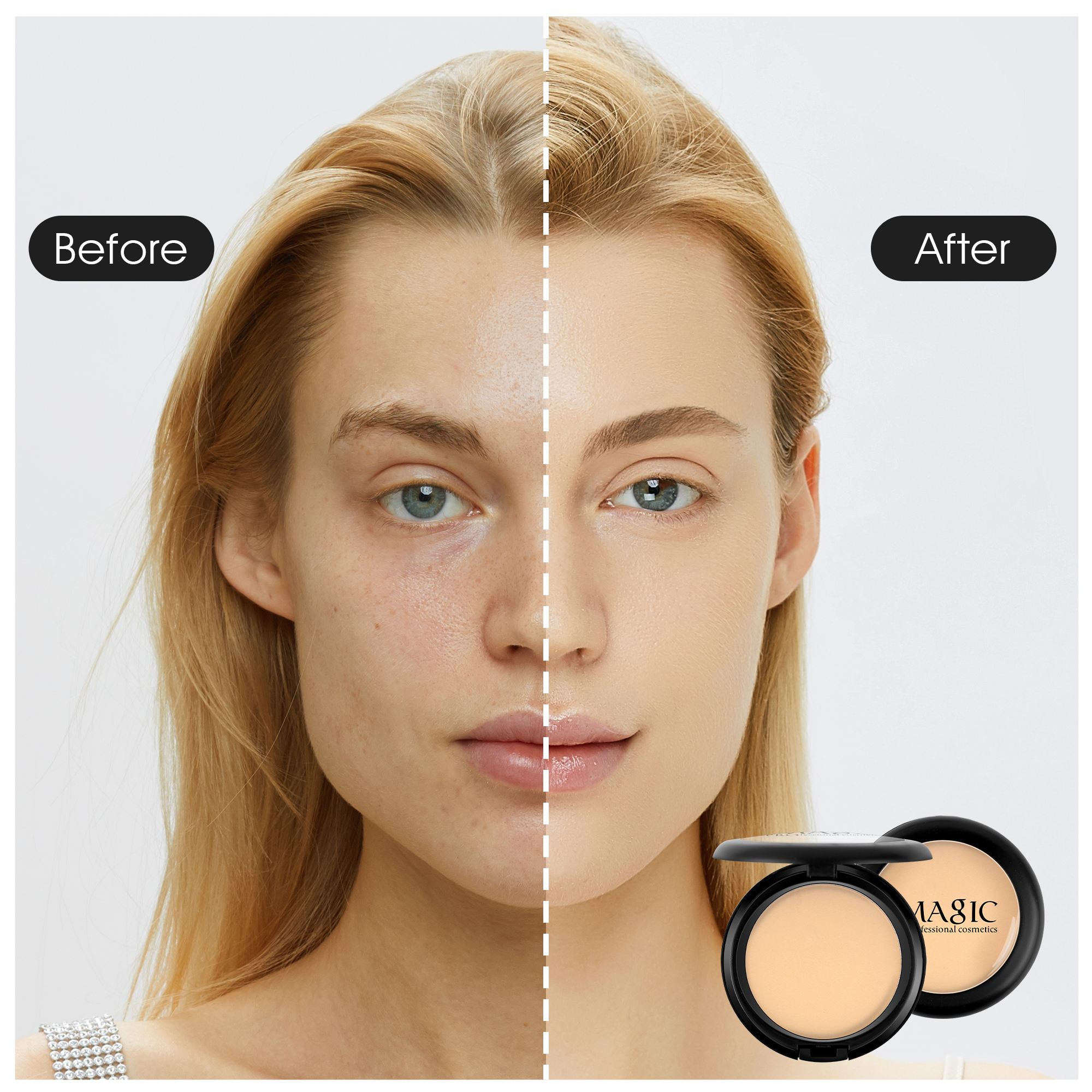 Picture of Imagic Studio Fix Pressed Powder #All Shades - Face Powder | FA-103