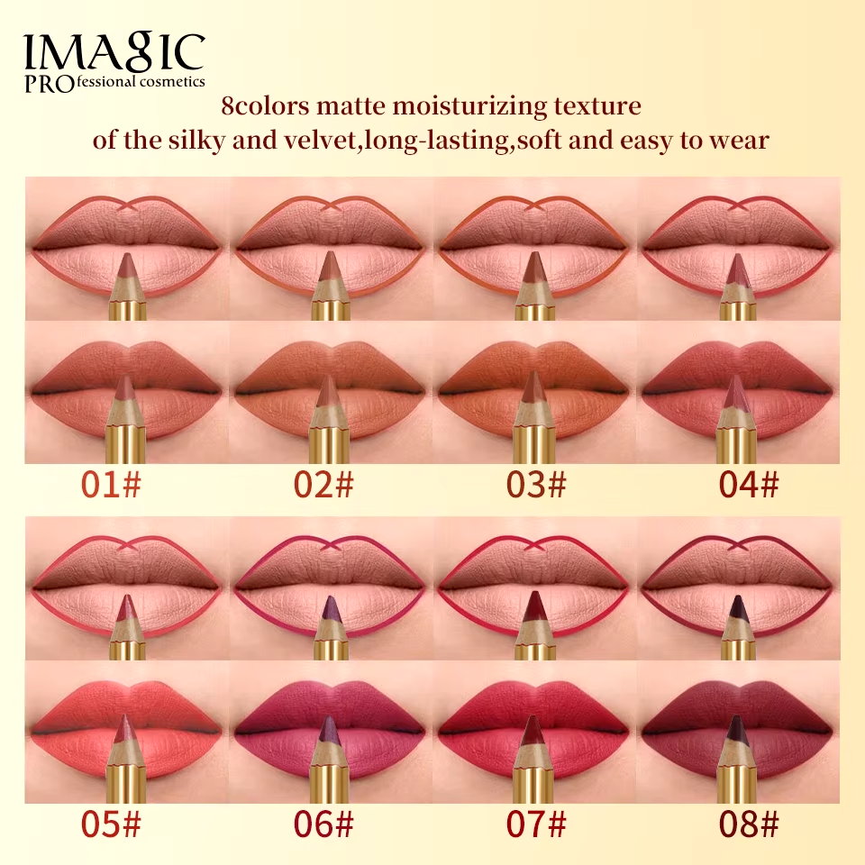 Picture of IMAGIC 8 Colours Lip Liner Set - LipLiner