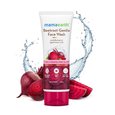Picture of Mamaearth Beetroot Gentle Face Wash & Hyaluronic Acid For Hydrated Pink Glow -100ml