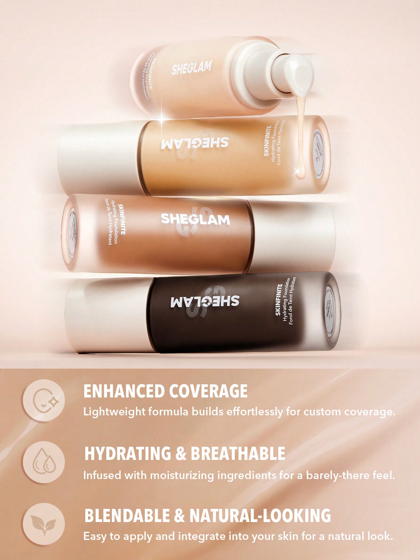 Picture of SHEGLAM Skinfinite Hydrating Foundation - 30ml