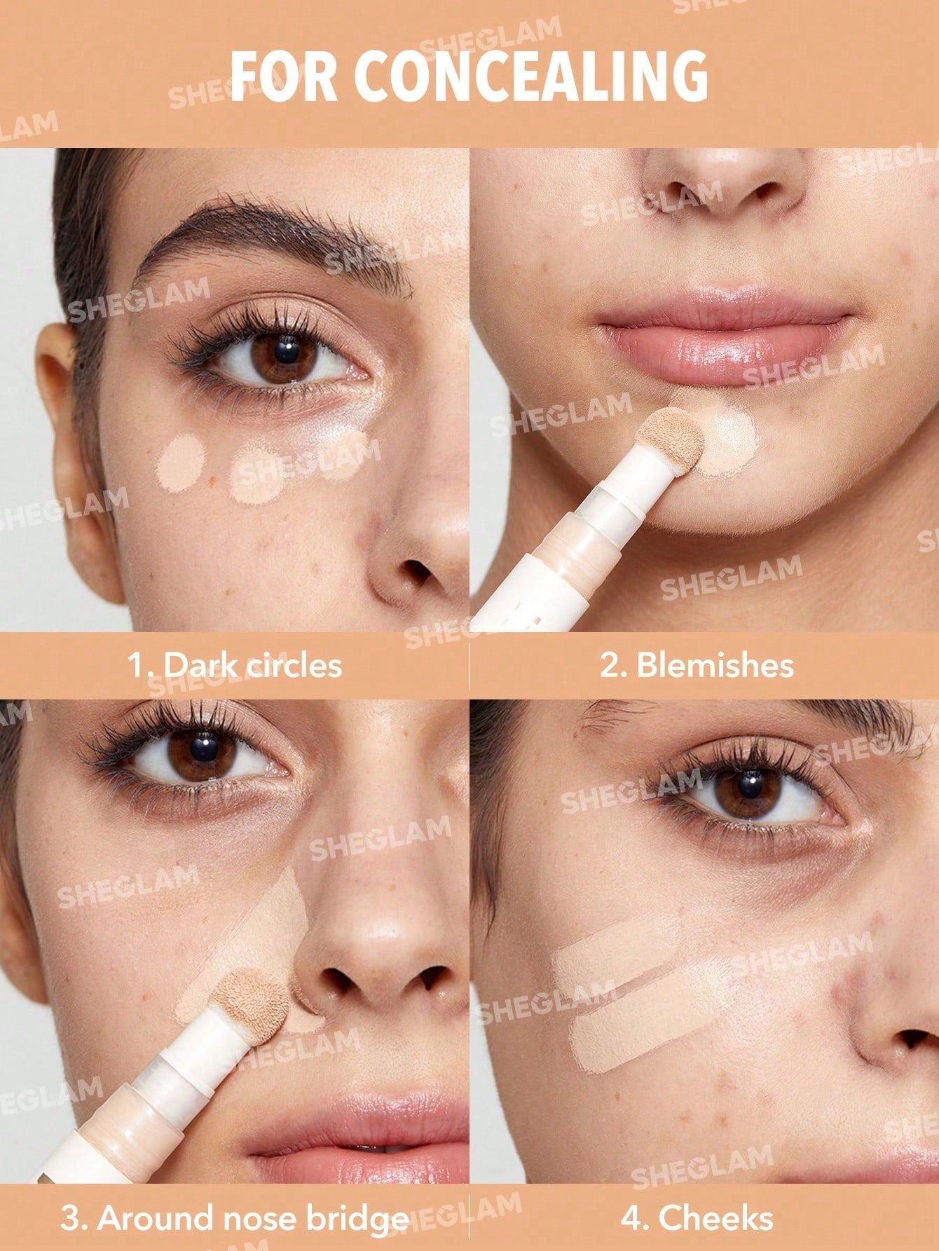 Picture of SHEGLAM Complexion Boost Concealer - (NUDE) for Medium Light Skin