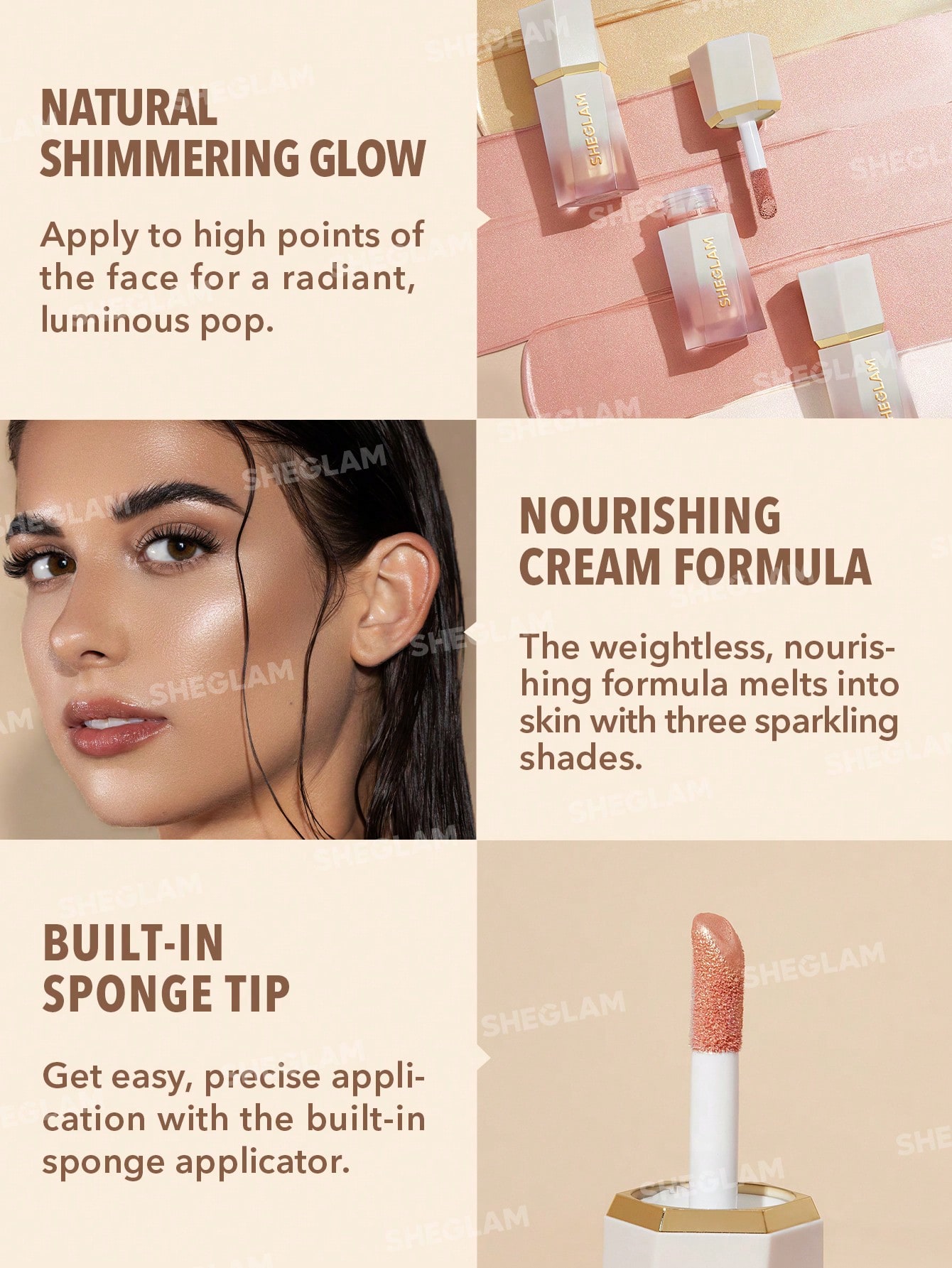 Picture of SHEGLAM Glow Bloom Liquid Highlighter - Vanilla Frost