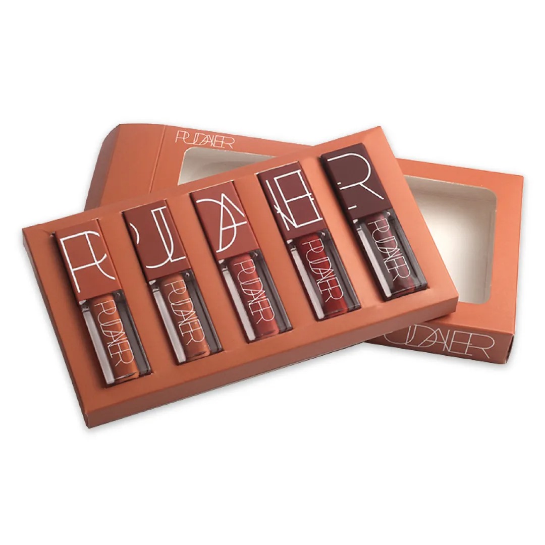 Picture of Pudaier 5pcs Waterproof Long Lasting Matte Liquid Lipstick Matte Lipstick Gloss Set Lipstick Set
