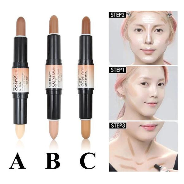 Picture of Kiss Beauty 2 in 1 Contour Stick Highlight & Contour Accent - Concealer