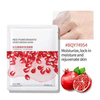 Picture of BIOAQUA Red Pomegranate Moisturizing Face Mask - Sheet Mask - 1pcs