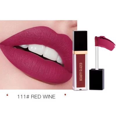 Picture of Beauty Glazed Mini Liquid Lipstick - 111# Red Wine