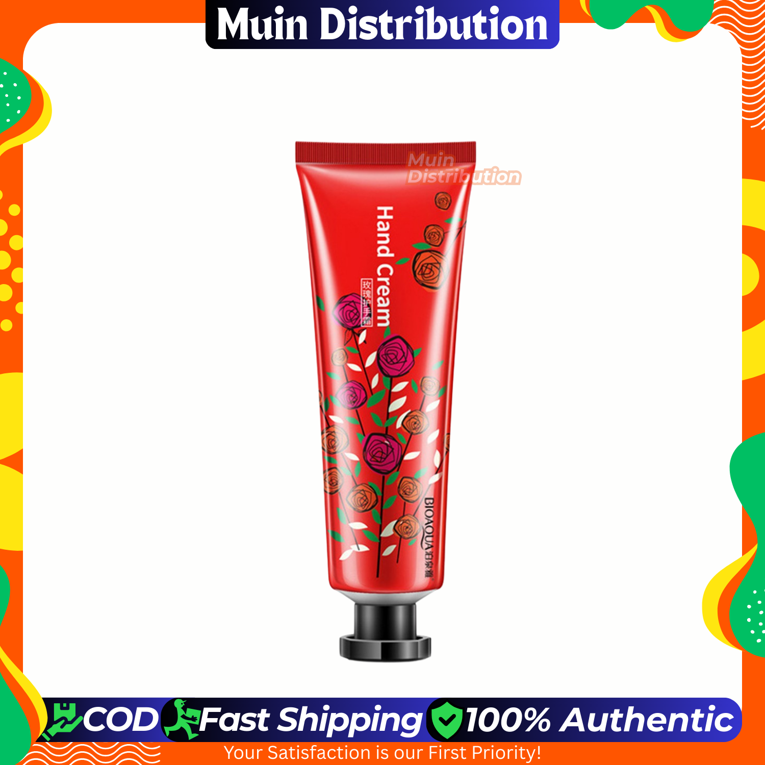 Picture of BIOAQUA Rose Moisturizing Smoothing Hand Cream - 30g