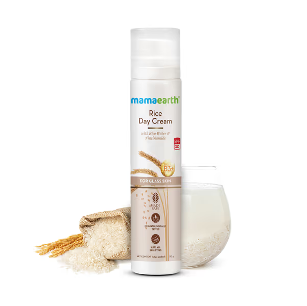 Picture of Mamaearth Rice Day Cream With Rice Water & Niacinamide for Glass Skin - 50g