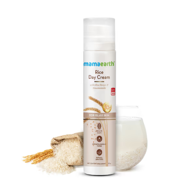 Picture of Mamaearth Rice Day Cream With Rice Water & Niacinamide for Glass Skin - 50g