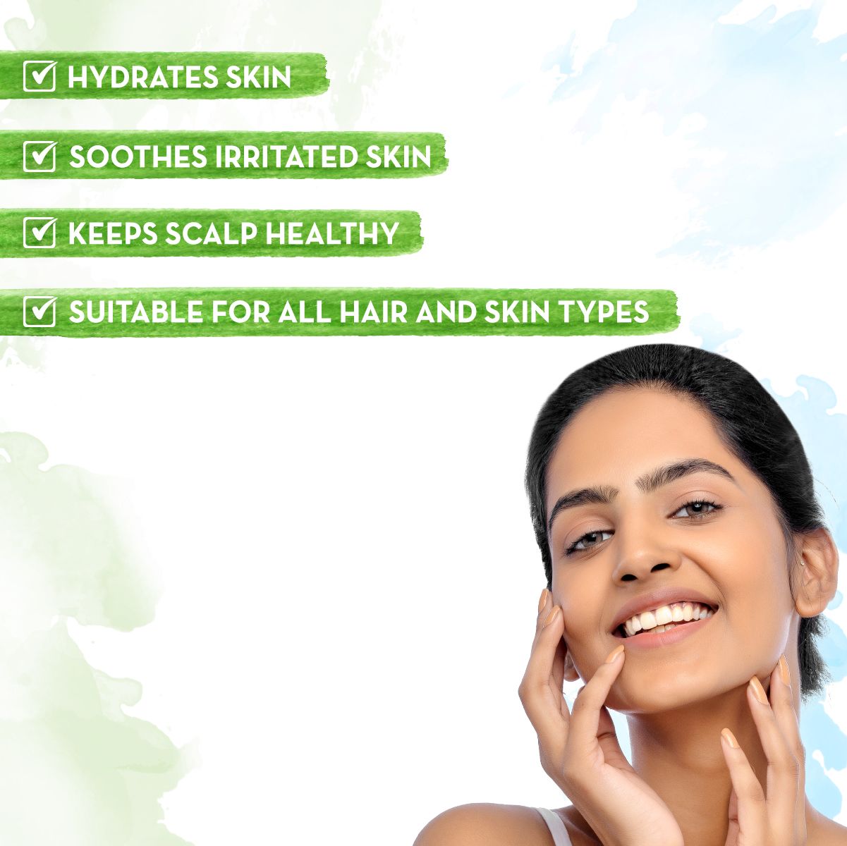 Picture of Mamaearth Pure Aloe Vera Gel with Vitamin E for Skin & Hair - 300ml