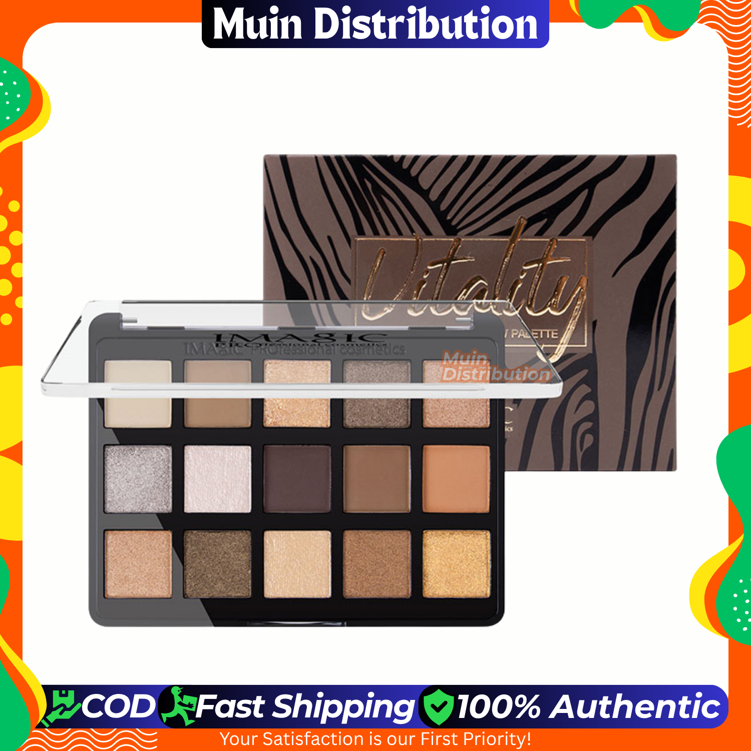 Picture of IMAGIC VITALITY 15 Color Eyeshadow Palette