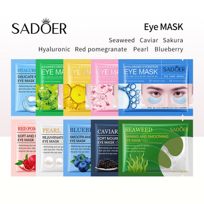 Picture of SADOER Eye Mask Facial Moisturizing Eye Mask Brightening Soothing Eye Face Skin Care Eye Mask