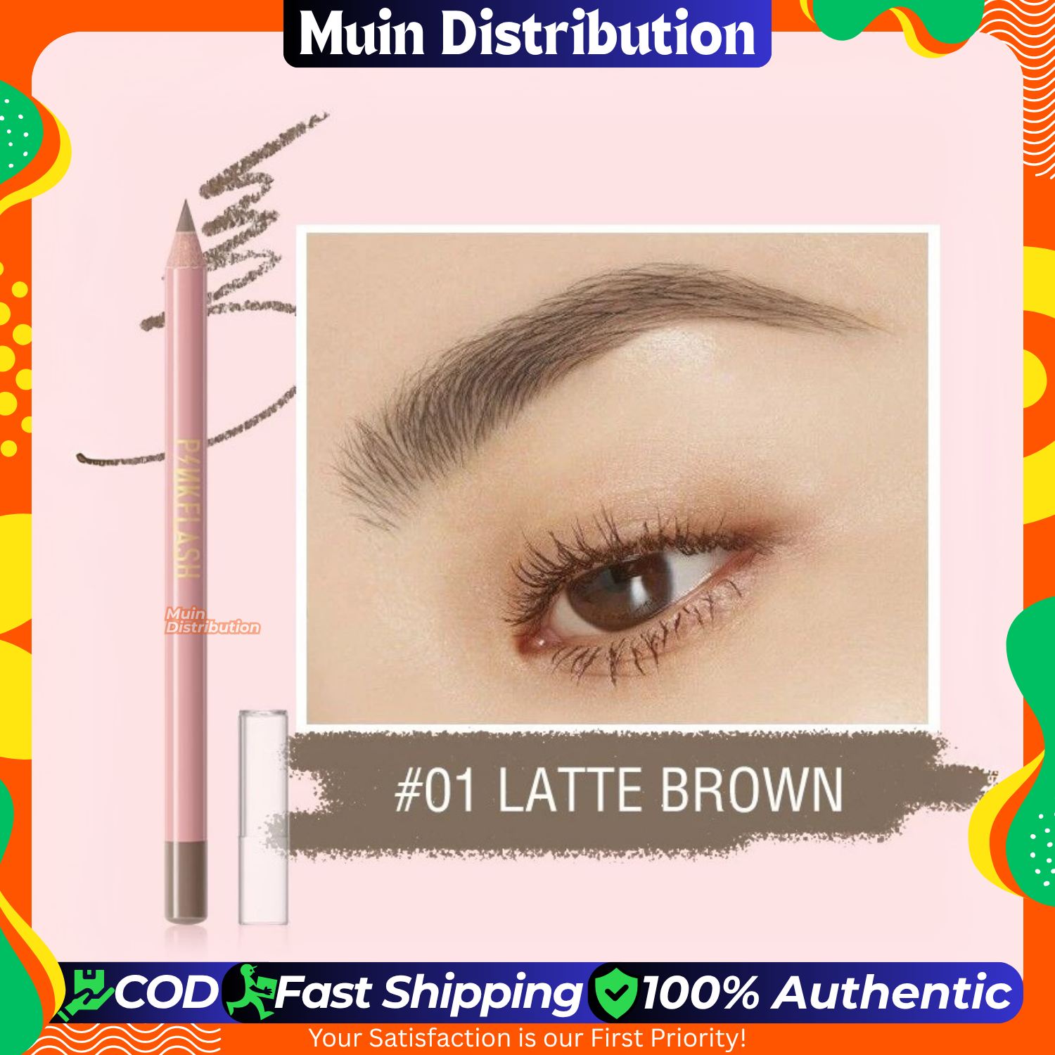 Picture of PinkFlash Waterproof Eyebrow Pencil