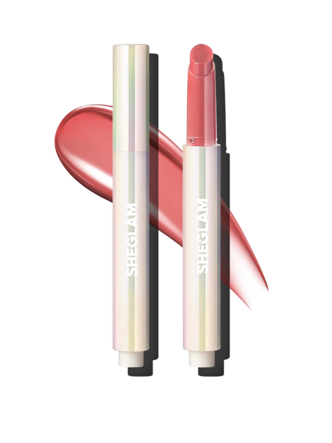 Picture of SHEGLAM Pout Perfect Moisturizing Solid Lip Gloss Non Sticky Lipstick with Coconut Oil - Pink Flamingo
