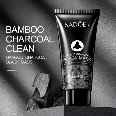 Picture of SADOER Bamboo Charcoal Black Mask Blackhead Remover Peel-off Mask - 60g
