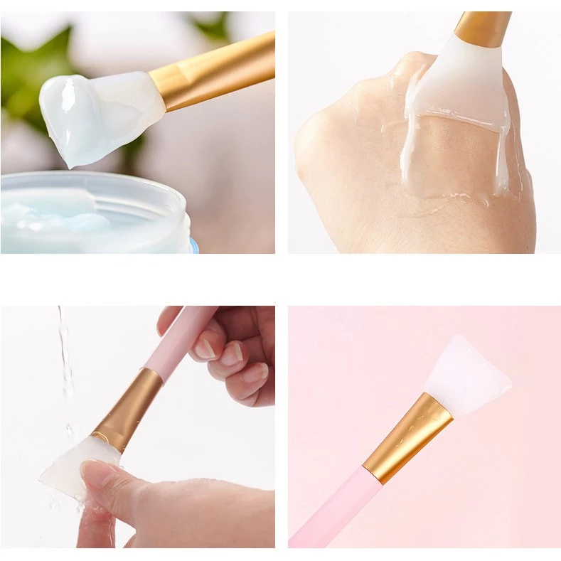 Picture of 1pcs Soft Silicone Face Pack Applicator Brush - Facial Brush
