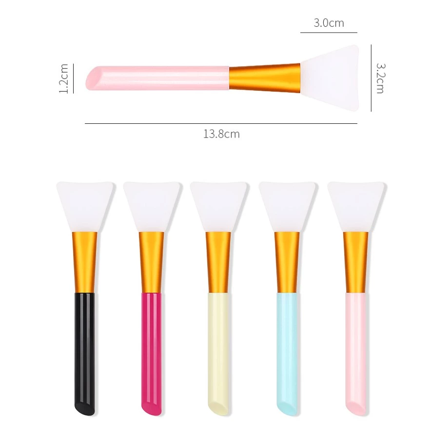Picture of 1pcs Soft Silicone Face Pack Applicator Brush - Facial Brush