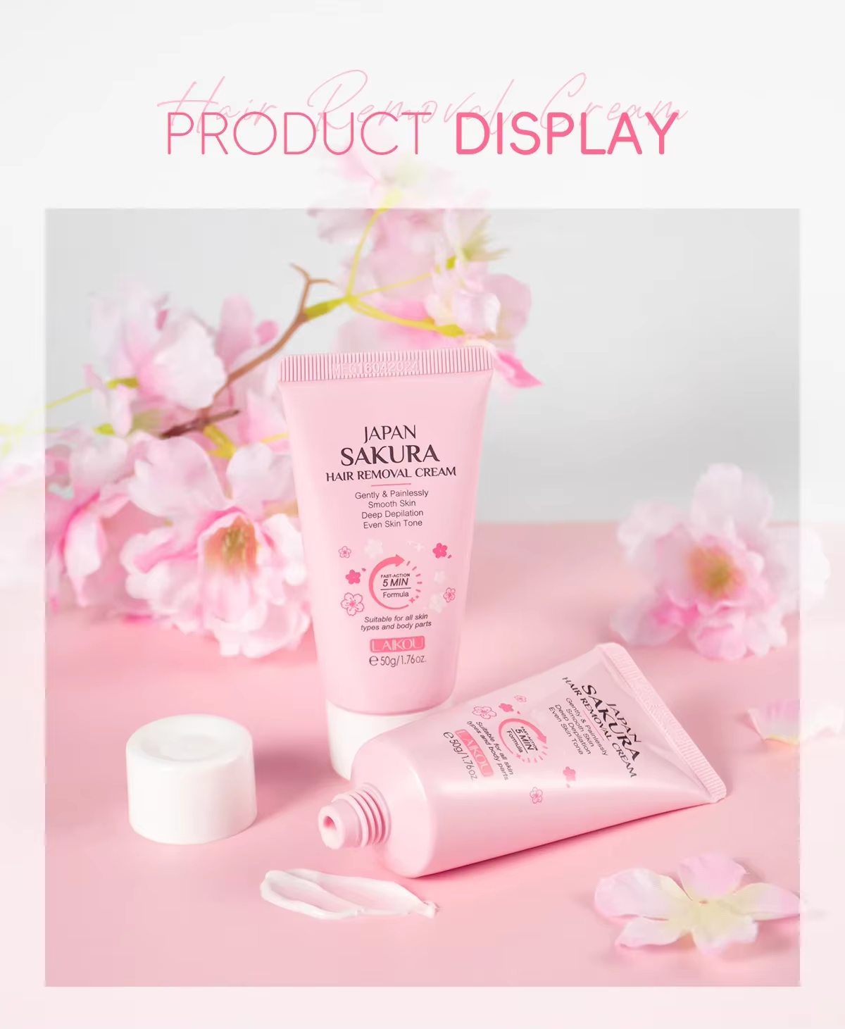 Picture of LAIKOU Japan Sakura Hair Removal Cream - 50g