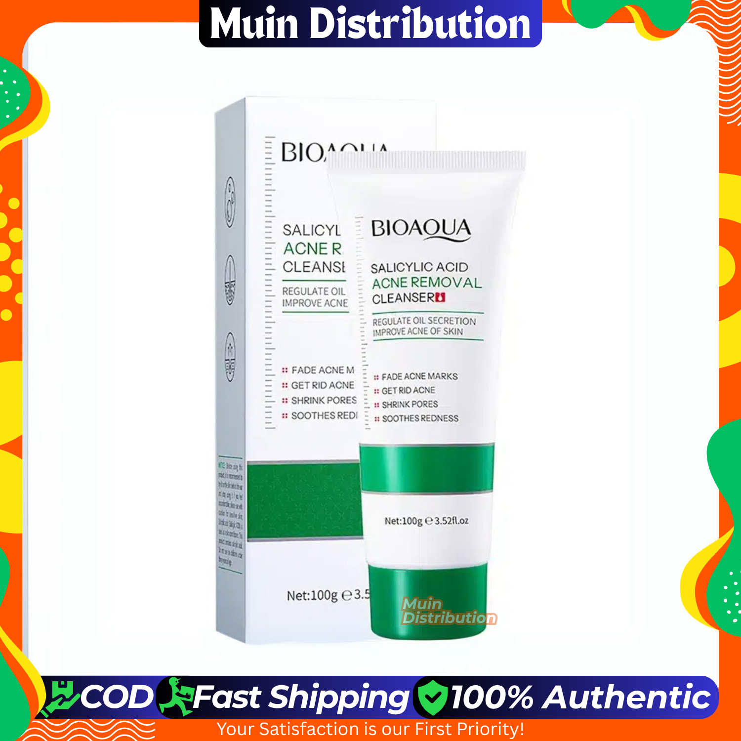 Picture of Bioaqua Salicylic Acid Acne Cleanser Oil Control – 100g