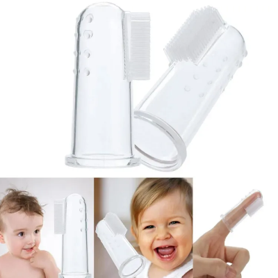 Picture of Silicone Baby Finger Tooth Brush with box