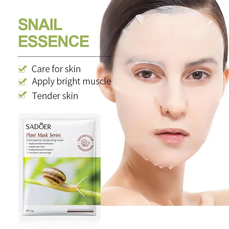 Picture of SADOER Snail Essence Moisturizing Face Sheet Mask