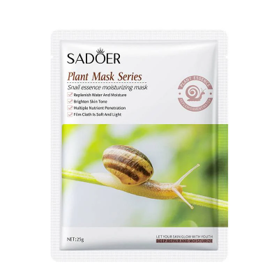 Picture of SADOER Snail Essence Moisturizing Face Sheet Mask