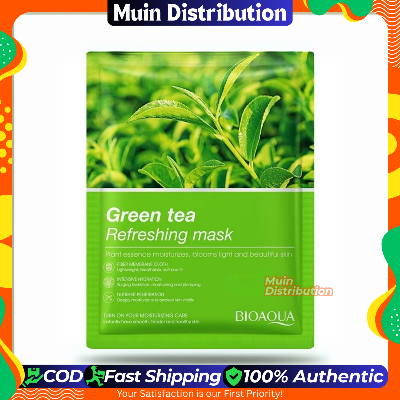 Picture of BIOAQUA Green Tea Refreshing Face Mask  - Sheet Mask - 1Pcs