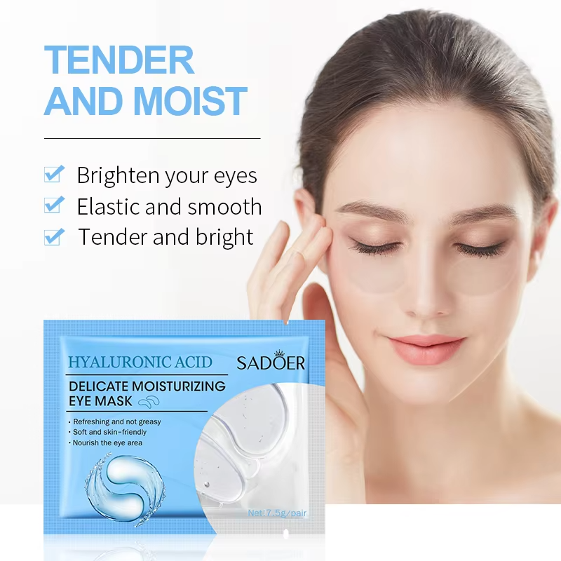 Picture of Sadoer Hyaluranic Acid Delicate Moisturizing Eye Mask Anti Wrinkle Remove Eye Lines - 1Pcs