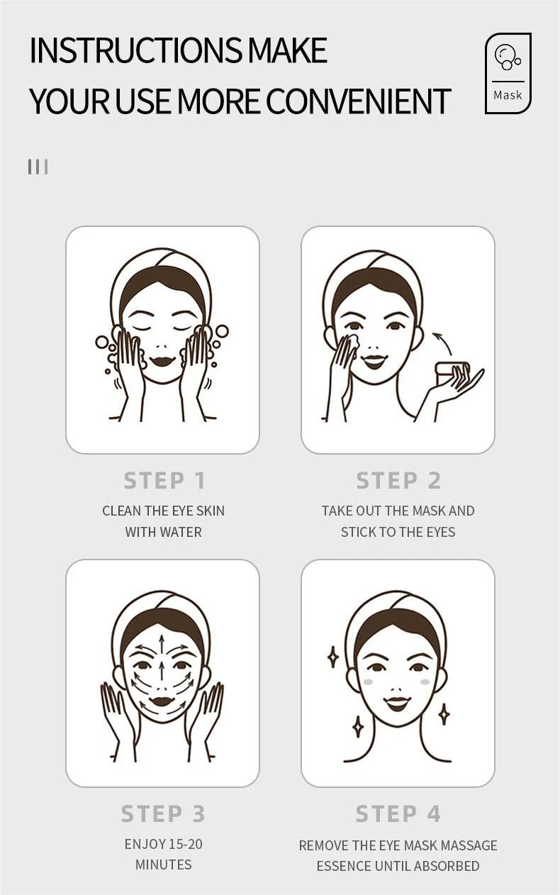Picture of Sadoer Seaweed Shining and Smoothing Eye Mask, Nourish and Moisturize, Fade Dark Circle Eye Masks - 1Pcs