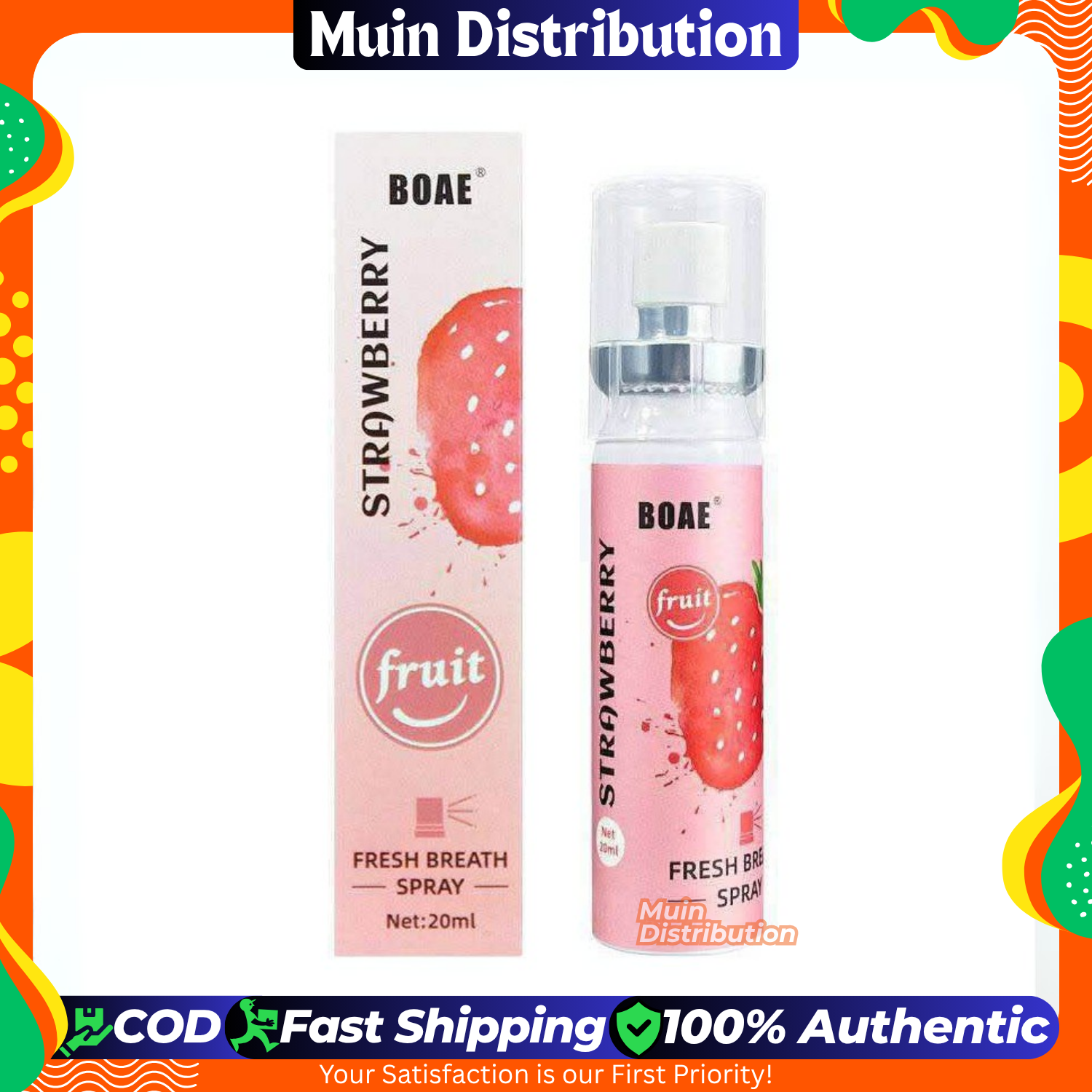 Picture of BOAE Fruit Fresh Breath Spray - Strawberry Mouth Spray