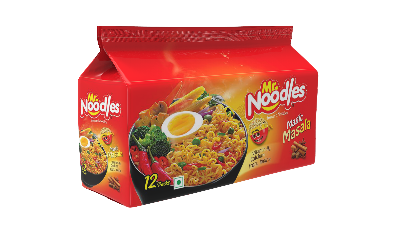 Picture of Mr. Noodles Magic Masala Flavor 12 pcs Family Pack (62gm x 12pcs)