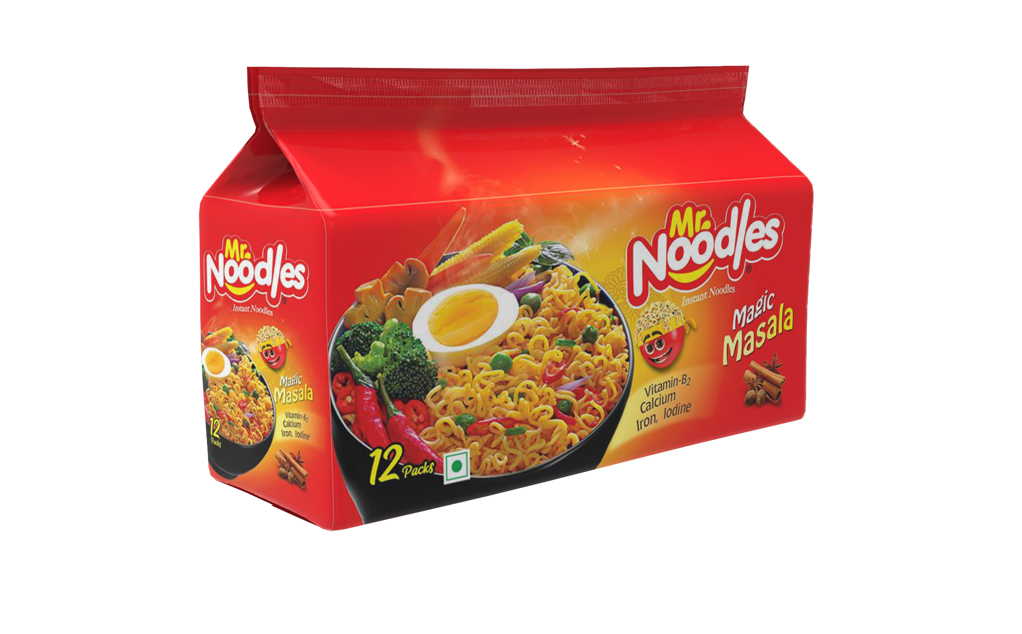 Picture of Mr. Noodles Magic Masala 12 PCS noodles