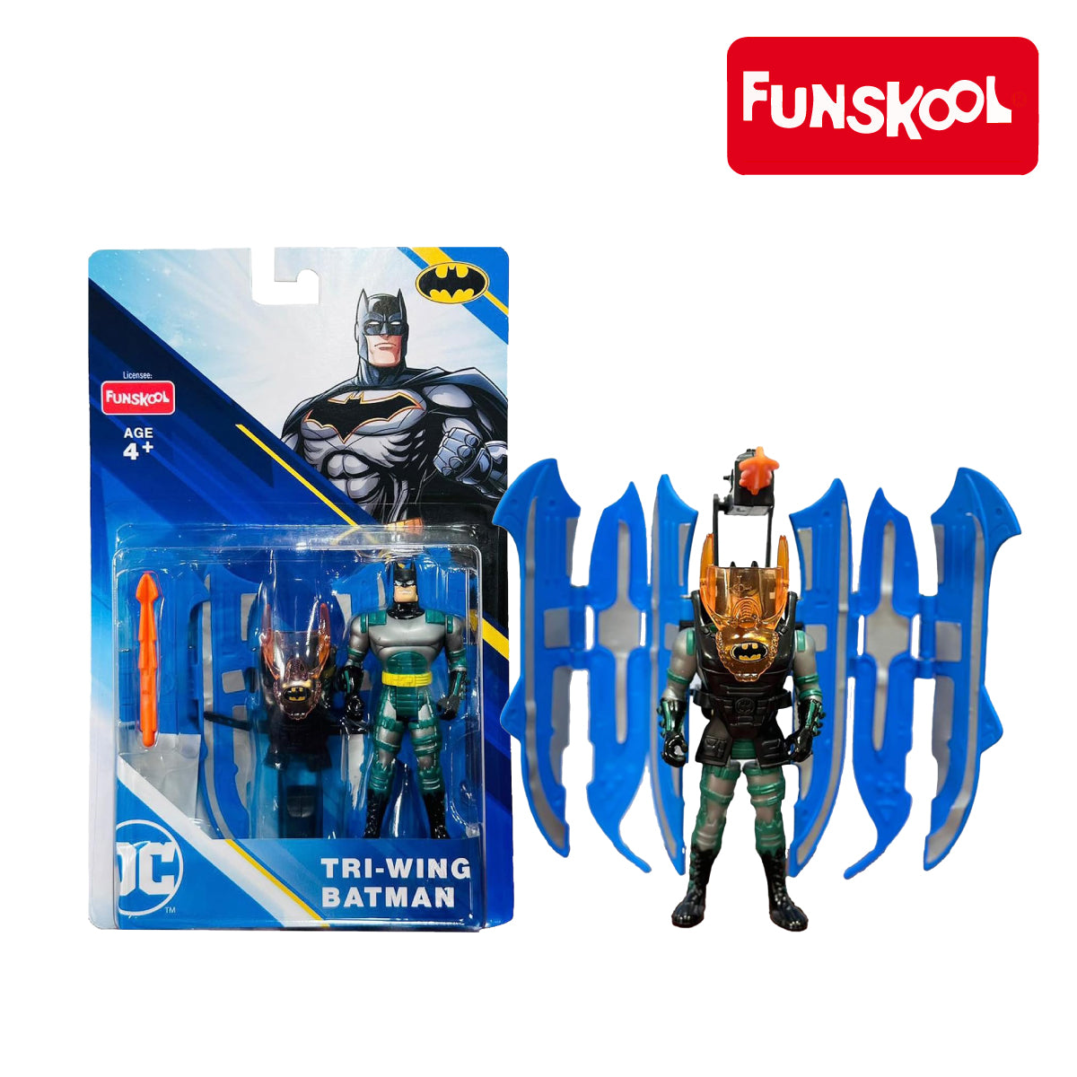Picture of Funskool Tri Wing Batman Action Figure, Ages 4+