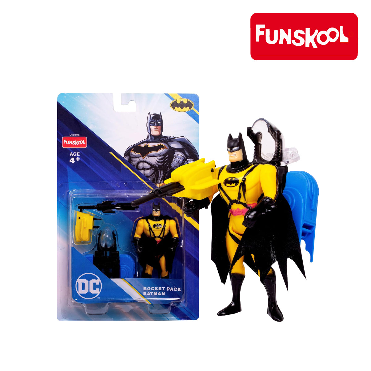 Picture of Funskool Batman Rocket Pack Action Figure, Ages 4+