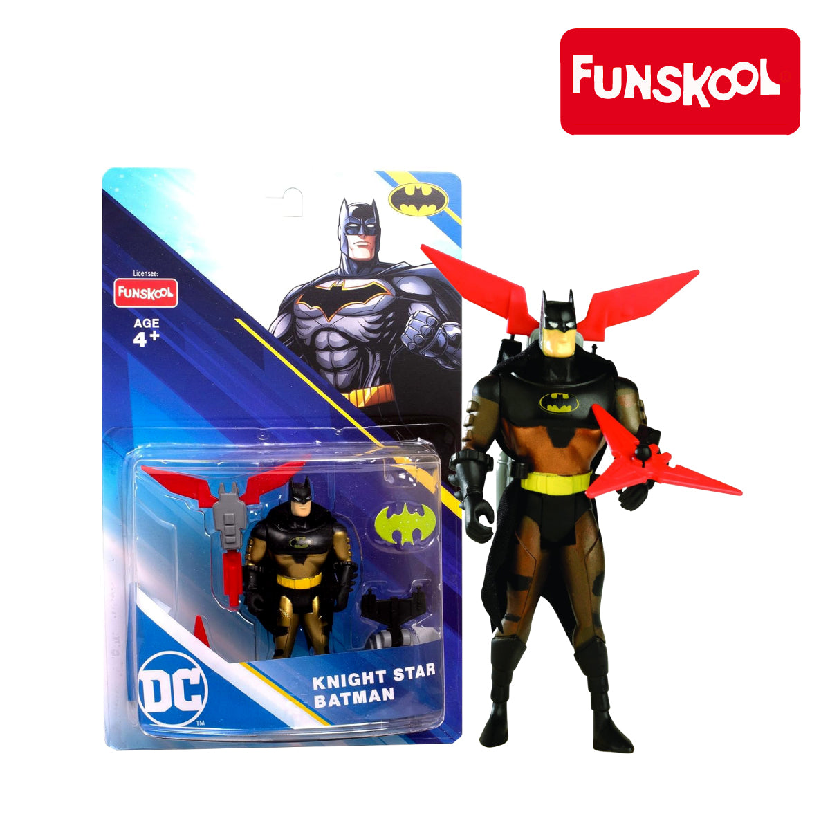 Picture of Funskool Knight Star Batman Action Figure, Ages 4+
