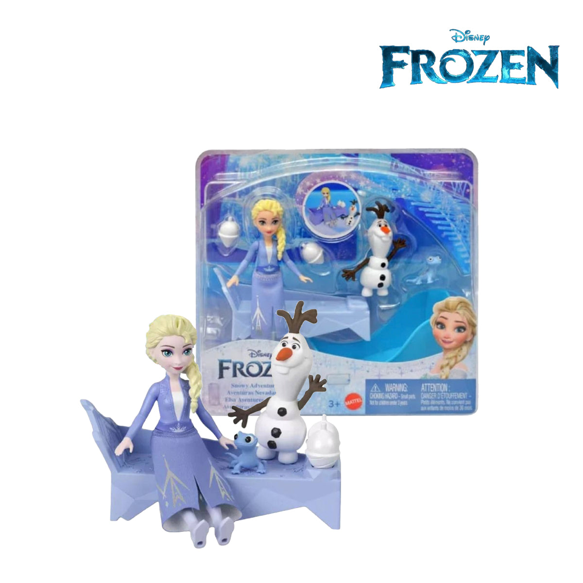 Picture of Disney Frozen HRN65 Elsa Compact Doll Set, Ages 3+
