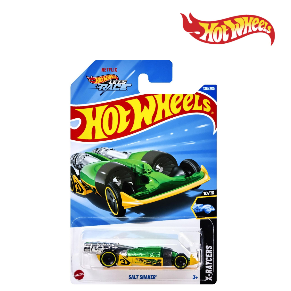 Picture of Hot Wheels HYY75 Slide Kick Letâ€™S Race, Ages 3+