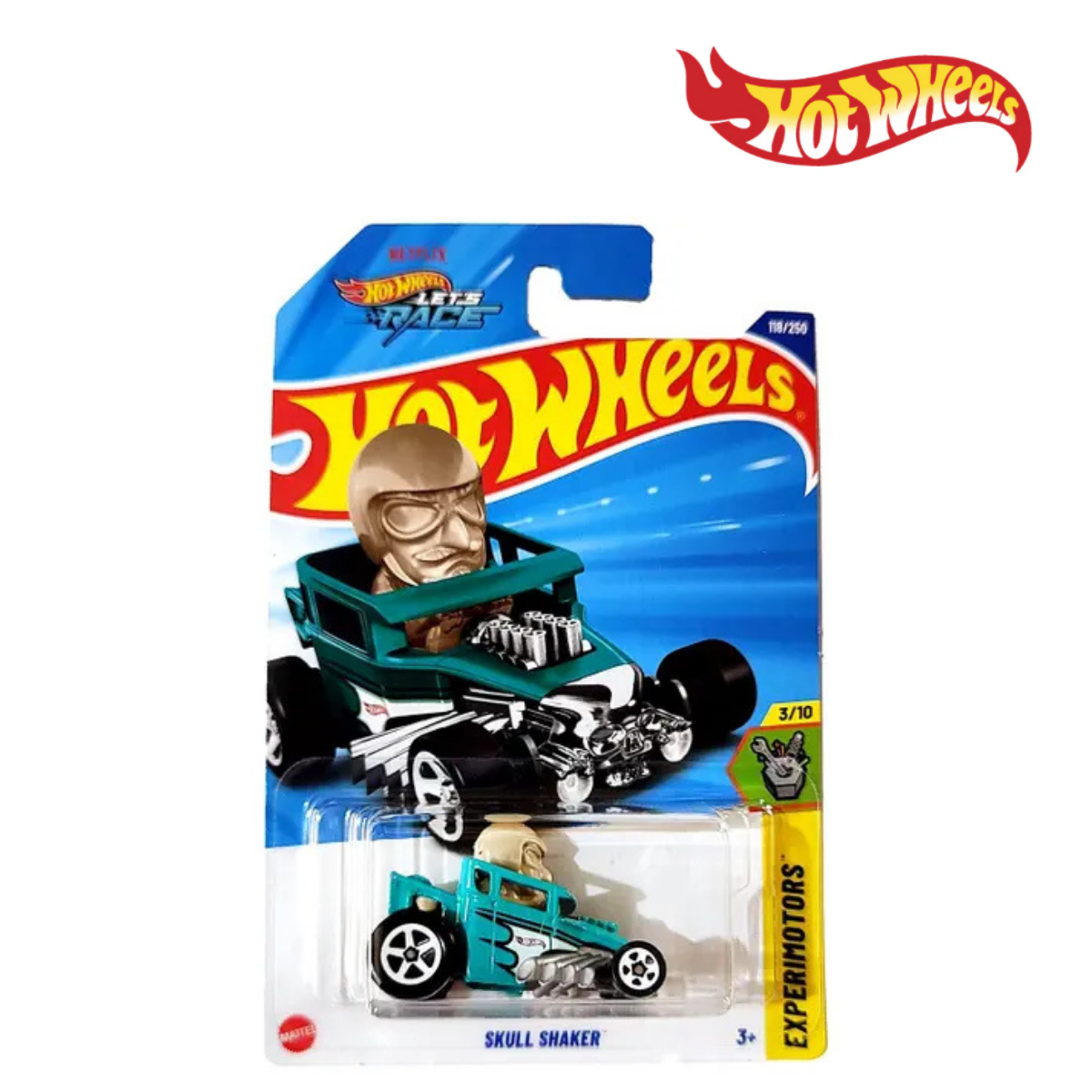 Picture of Hot Wheels HYY59 Slide Kick Letâ€™S Race, Ages 3+