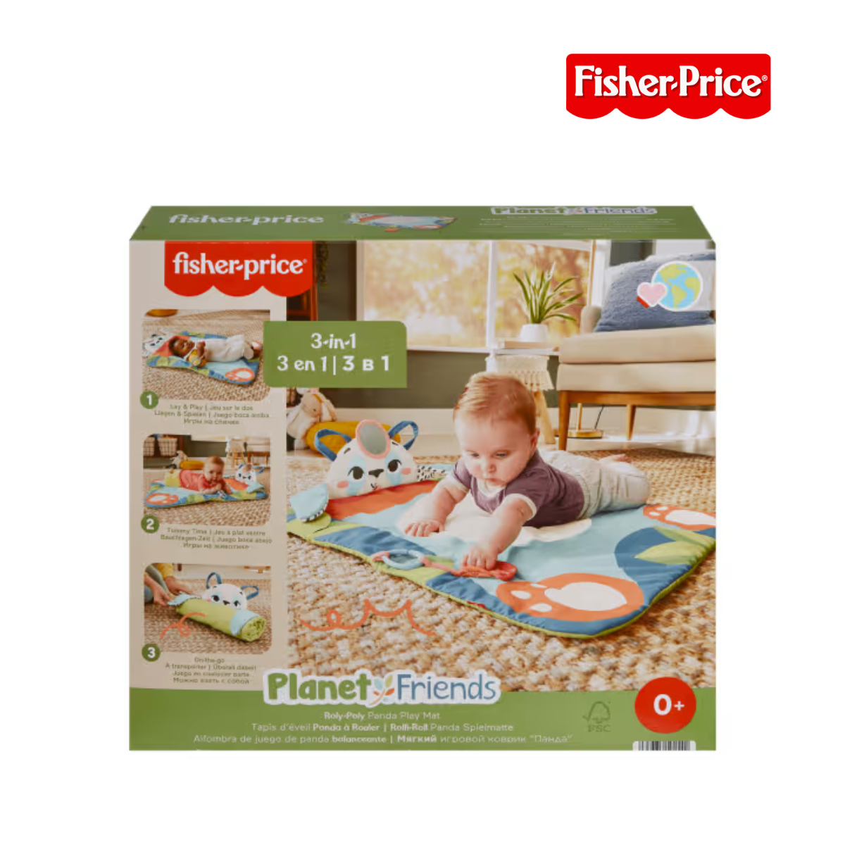 Picture of Fisher Price HKD65 Roly Poly Panda Play Mat
