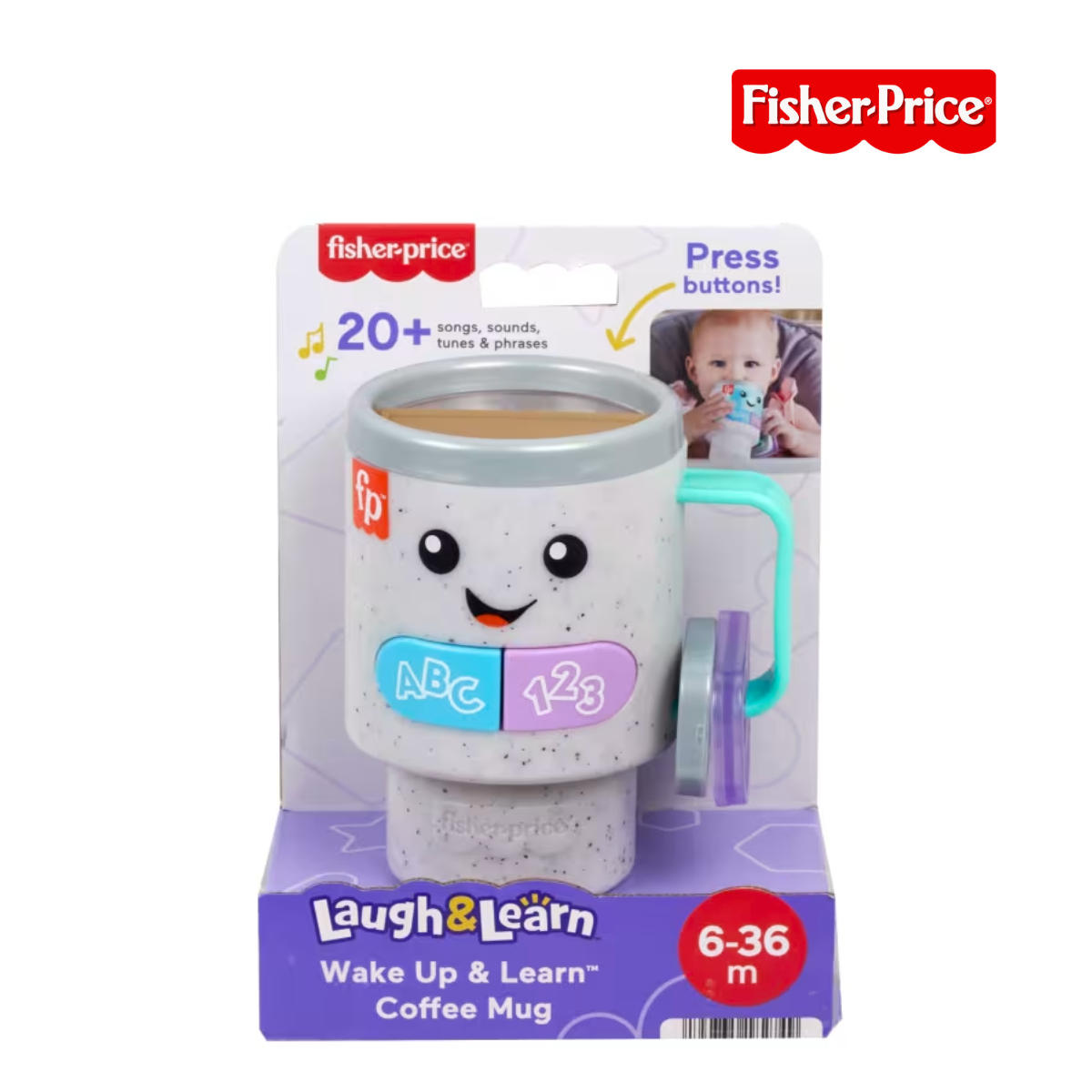 Picture of Fisher Price HRP35 Laugh & Learn Wake Up & Learn Coffee Mug