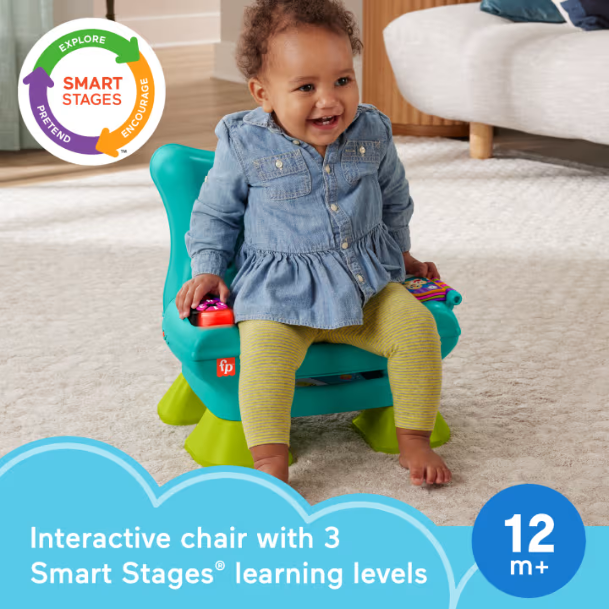 Picture of Fisher Price HTW90 Laugh & Learn Smart Stages Chair