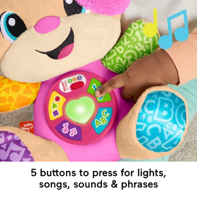 Picture of Fisher Price JCT11 Laugh & Learn Smart Stages Sis Pink Plush