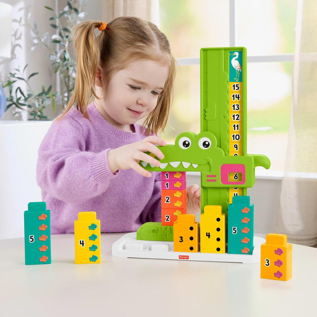 Picture of Fisher Price JCT13 Adding Alligator Educational Toy