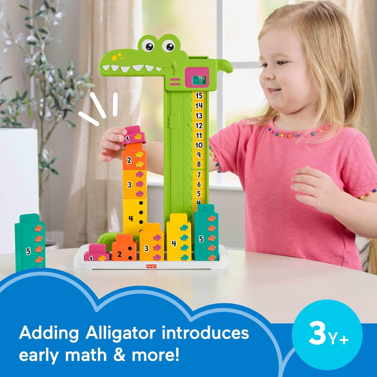 Picture of Fisher Price JCT13 Adding Alligator Educational Toy