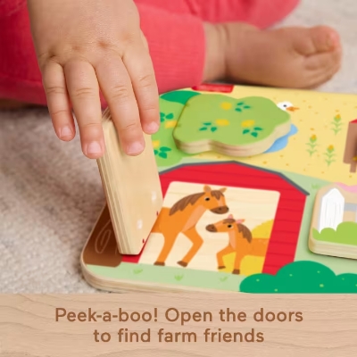 Picture of Fisher Price JCY33 Wooden Farm Animal Board