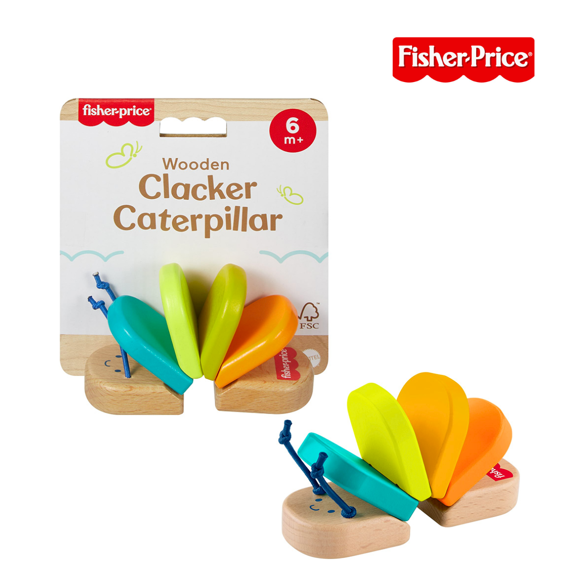 Picture of Fisher Price JCY39 Rainbow Car Rattle