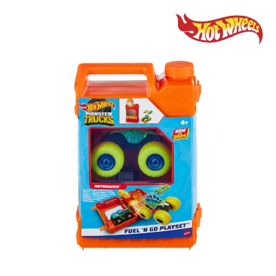 Picture of Hot Wheels HXT04 Monster Trucks Fuel N' Go Playset, Ages 3+