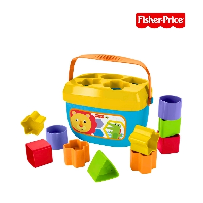 Picture of Fisher Price FFC84 Baby's First Blocks Shape-Sorting Toy, Ages 6m+